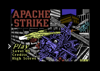 Apache Strike screenshot 2 for Commodore 64